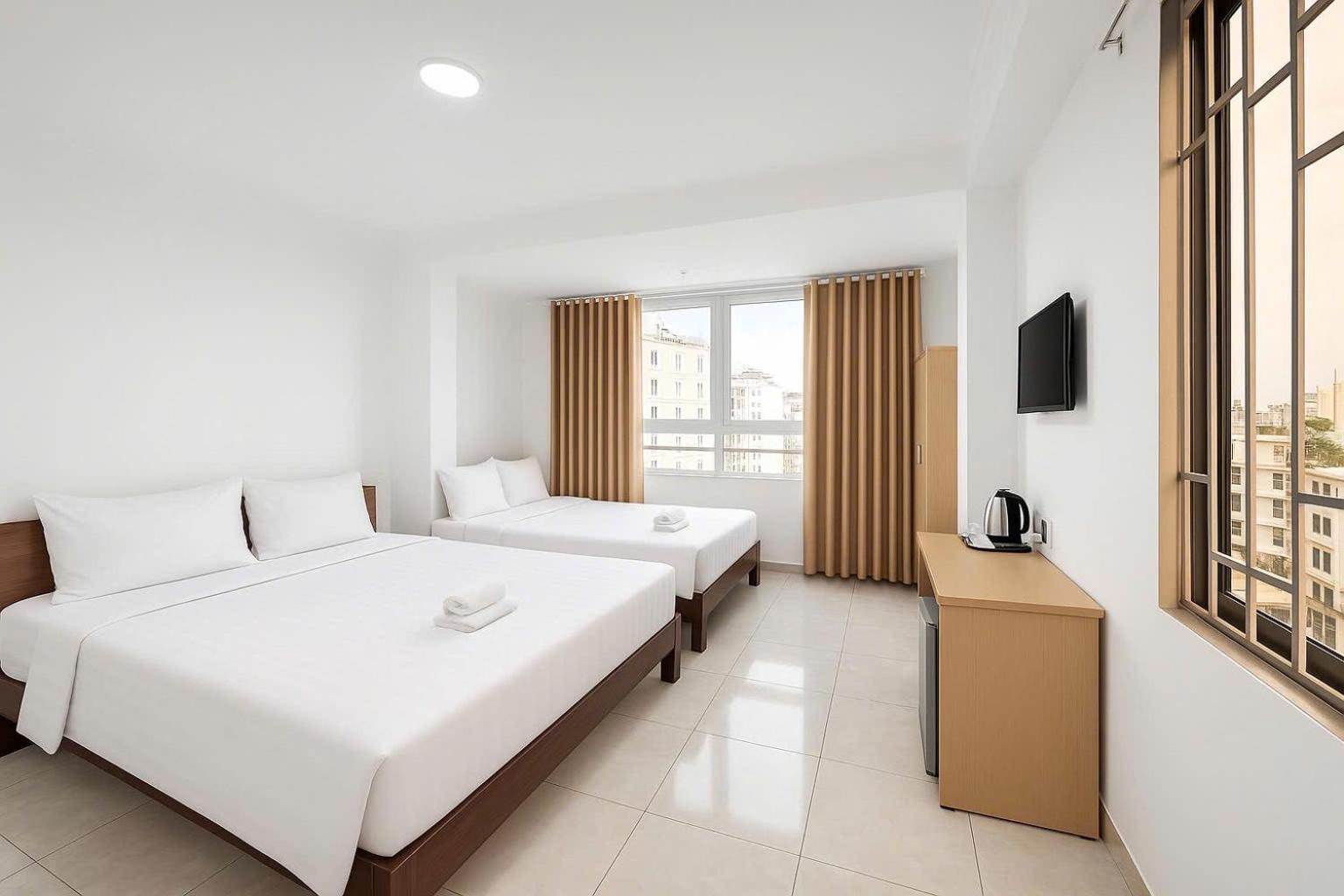K&T Hotel - Bui Vien Walking Street Ho Chi Minh-stad Buitenkant foto